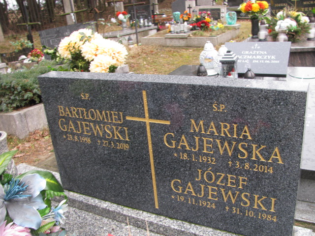 Józef Gajewski 1924 Jaworzno - Grobonet - Wyszukiwarka osób pochowanych