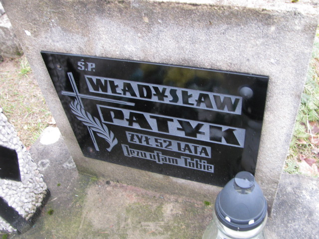 Władysław Patyk 1931 Jaworzno - Grobonet - Wyszukiwarka osób pochowanych