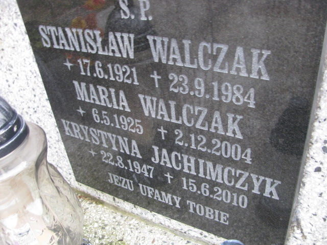 Zbigniew Walczak 1952 Jaworzno - Grobonet - Wyszukiwarka osób pochowanych