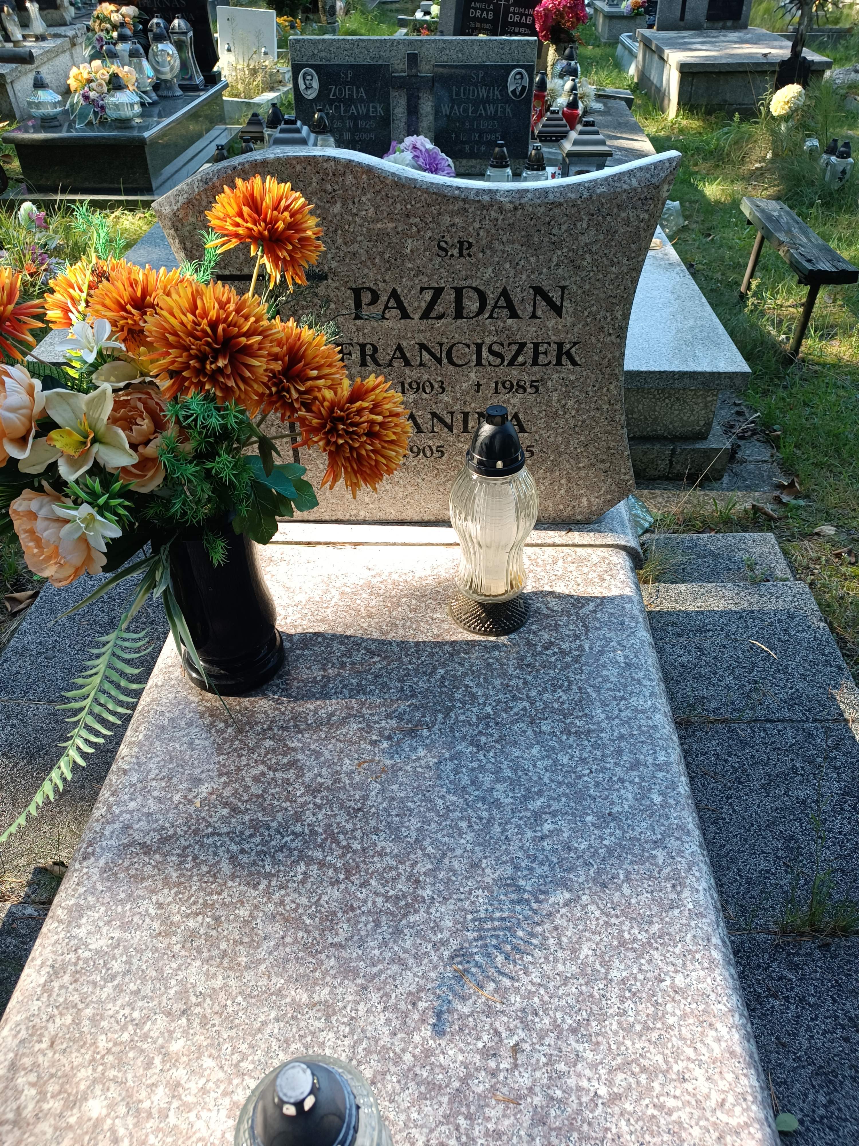 Franciszek Pazdan 1903 Jaworzno - Grobonet - Wyszukiwarka osób pochowanych