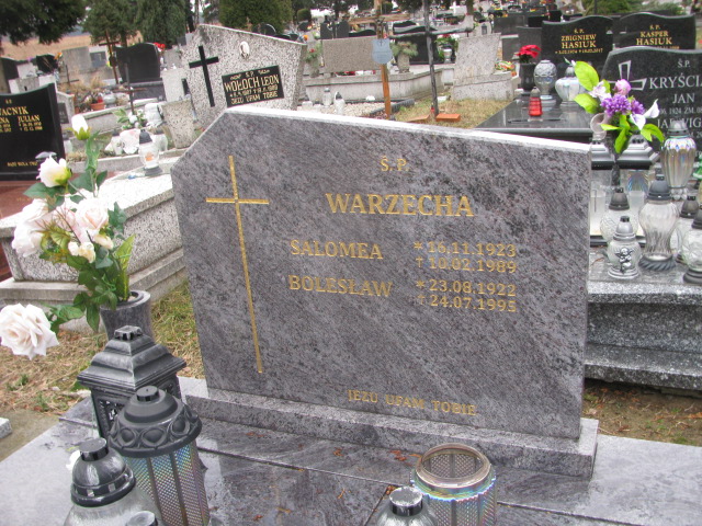 Salomea Warzecha 1923 Jaworzno - Grobonet - Wyszukiwarka osób pochowanych