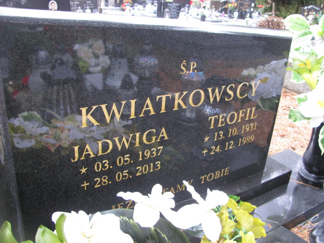Teofil Kwiatkowski 1931 Jaworzno - Grobonet - Wyszukiwarka osób pochowanych