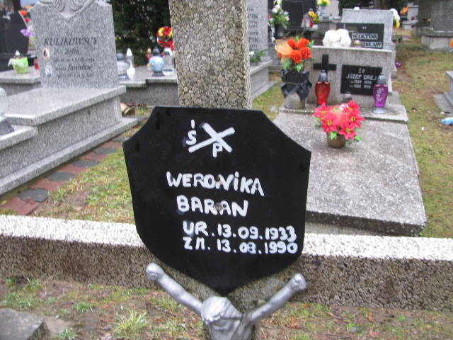 Weronika Baran 1933 Jaworzno - Grobonet - Wyszukiwarka osób pochowanych