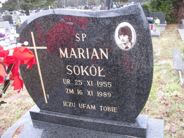 Marian Sokół 1955 Jaworzno - Grobonet - Wyszukiwarka osób pochowanych