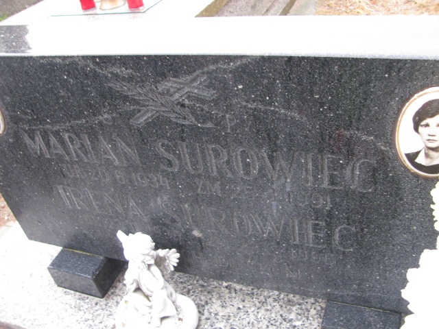 Irena Surowiec 1939 Jaworzno - Grobonet - Wyszukiwarka osób pochowanych