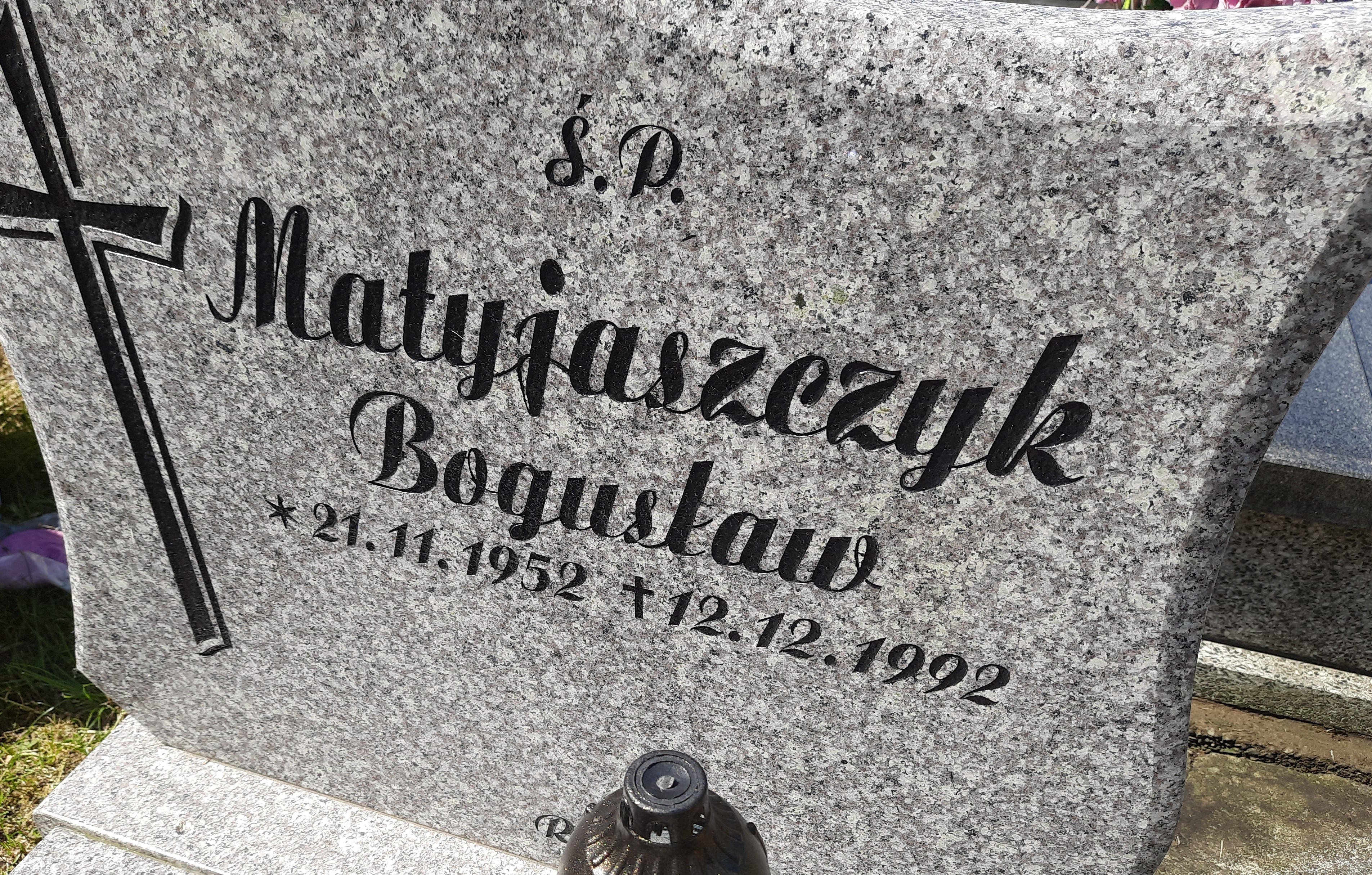 Bogusław Matyjaszczyk 1952 Jaworzno - Grobonet - Wyszukiwarka osób pochowanych