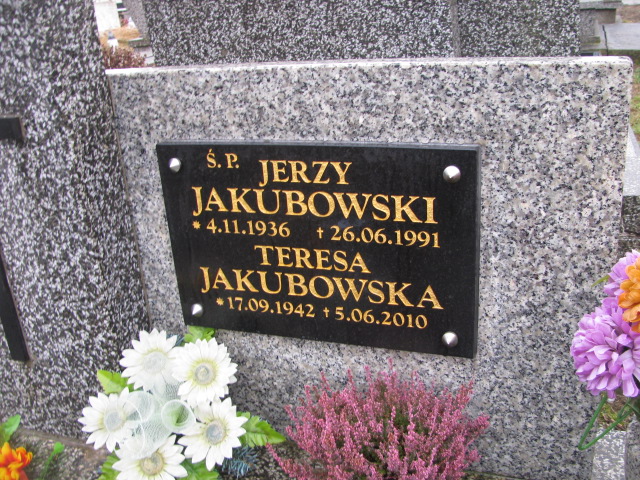 Teresa Franciszka Jakubowska 1942 Jaworzno - Grobonet - Wyszukiwarka osób pochowanych