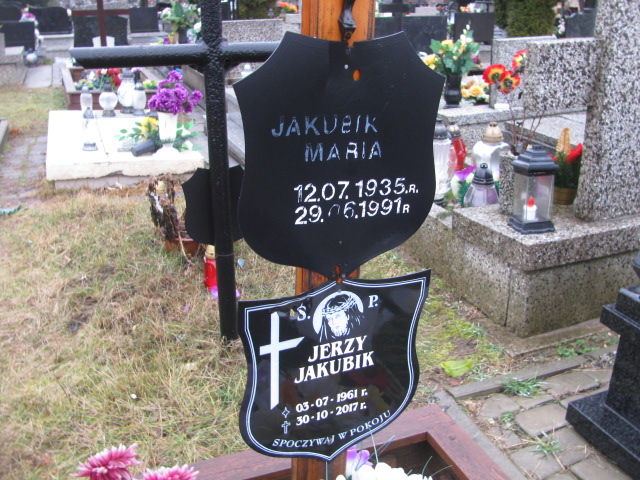 Maria Jakubik 1935 Jaworzno - Grobonet - Wyszukiwarka osób pochowanych