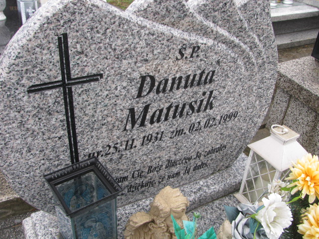 Danuta Matusik 1931 Jaworzno - Grobonet - Wyszukiwarka osób pochowanych