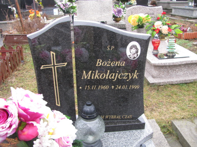 Bożena Mikołajczyk 1960 Jaworzno - Grobonet - Wyszukiwarka osób pochowanych