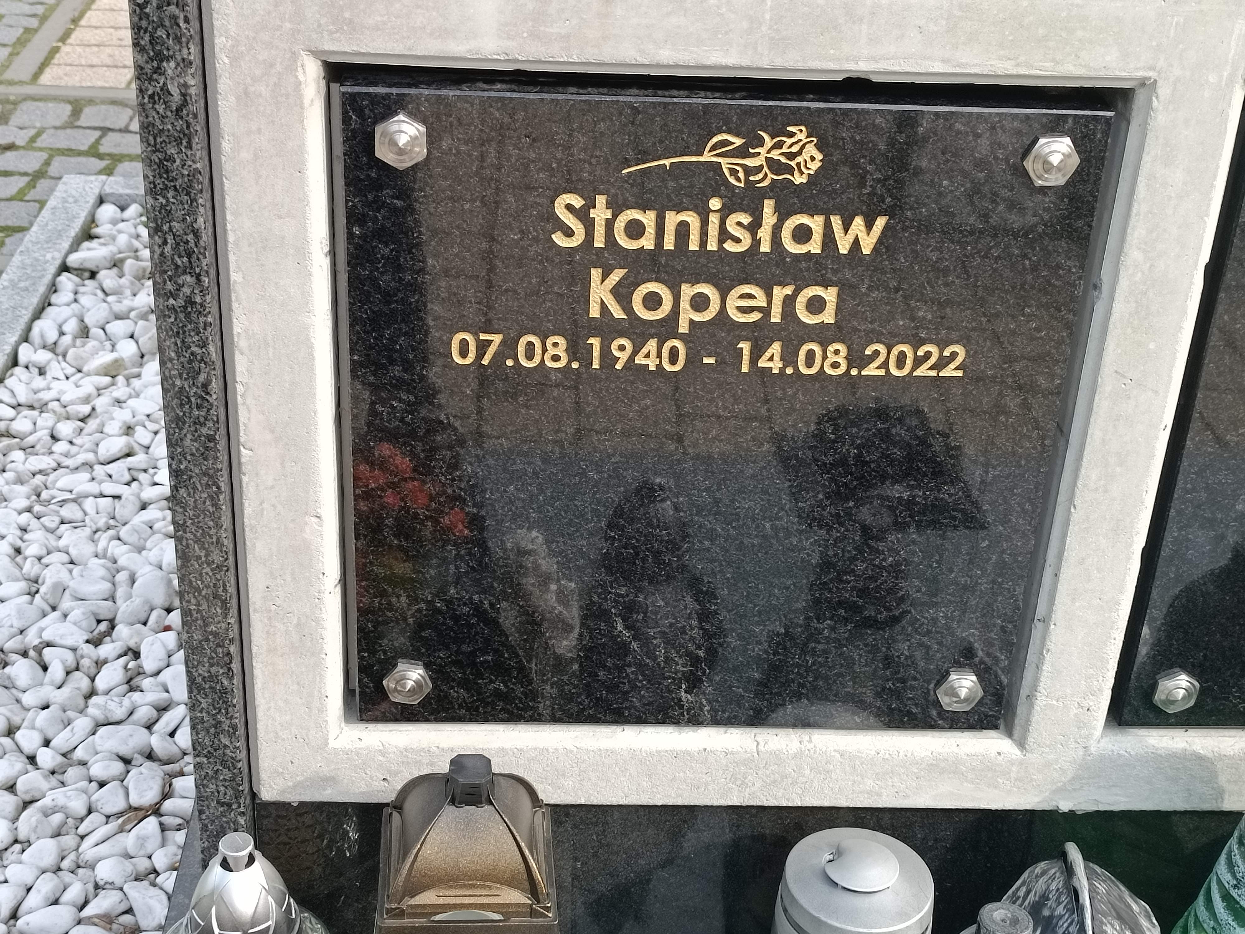 Grób Stanisław Kopera
