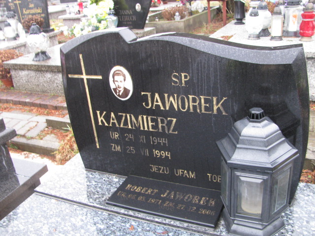 Robert Jaworek 1971 Jaworzno - Grobonet - Wyszukiwarka osób pochowanych