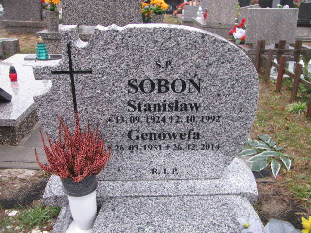 Stanisław Soboń 1924 Jaworzno - Grobonet - Wyszukiwarka osób pochowanych