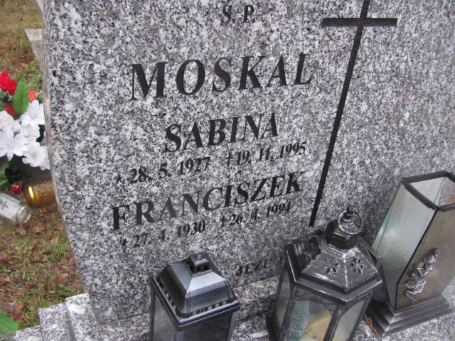Franciszek Moskal 1930 Jaworzno - Grobonet - Wyszukiwarka osób pochowanych