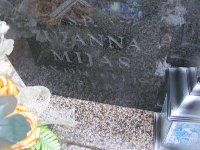 Zuzanna Mijas 1934 Jaworzno - Grobonet - Wyszukiwarka osób pochowanych