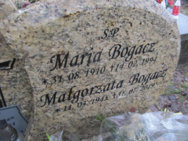 Małgorzata Bogacz 1945 Jaworzno - Grobonet - Wyszukiwarka osób pochowanych