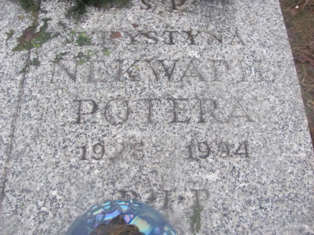 Krystyna Nekwapil-Potera 1928 Jaworzno - Grobonet - Wyszukiwarka osób pochowanych