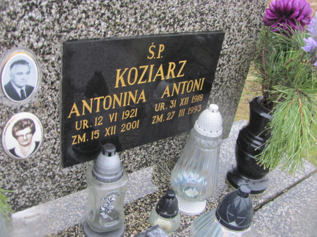 Antonina Koziarz 1921 Jaworzno - Grobonet - Wyszukiwarka osób pochowanych