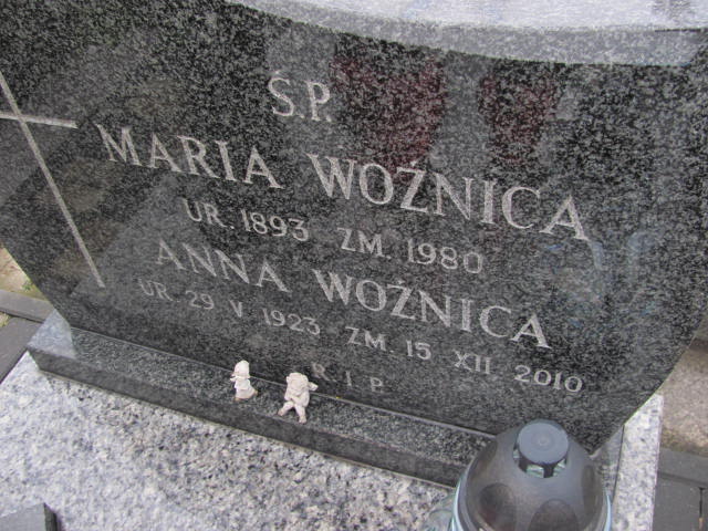 Anna Woźnica 1923 Jaworzno - Grobonet - Wyszukiwarka osób pochowanych
