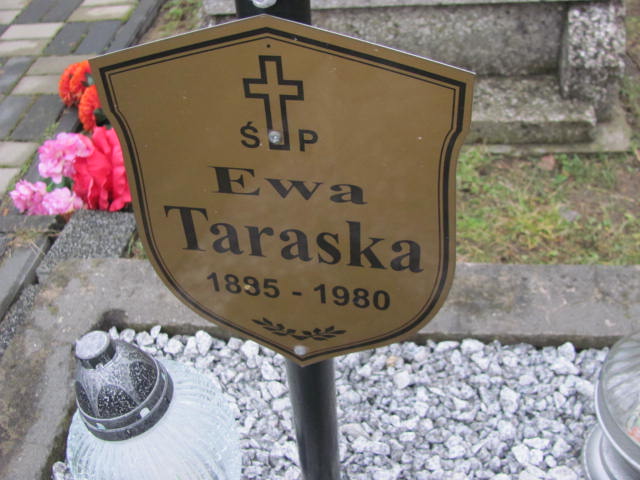 Ewa Taraska 1895 Jaworzno - Grobonet - Wyszukiwarka osób pochowanych