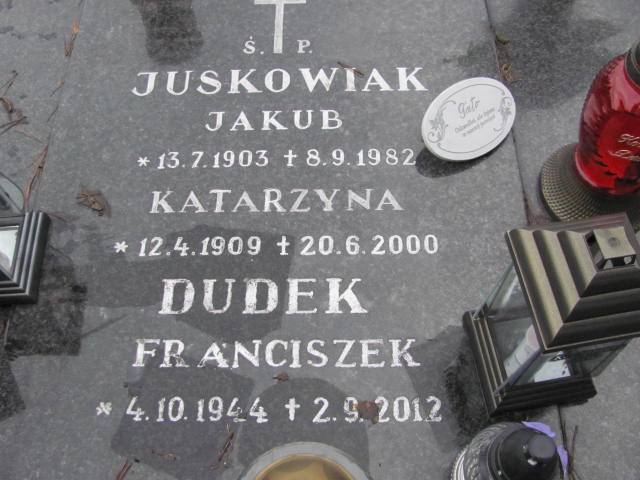 Jakub Jóskowiak 1903 Jaworzno - Grobonet - Wyszukiwarka osób pochowanych