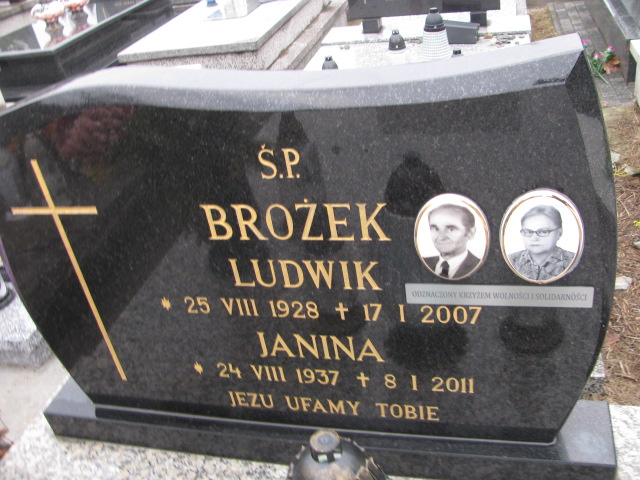 Janina Brożek 1937 Jaworzno - Grobonet - Wyszukiwarka osób pochowanych