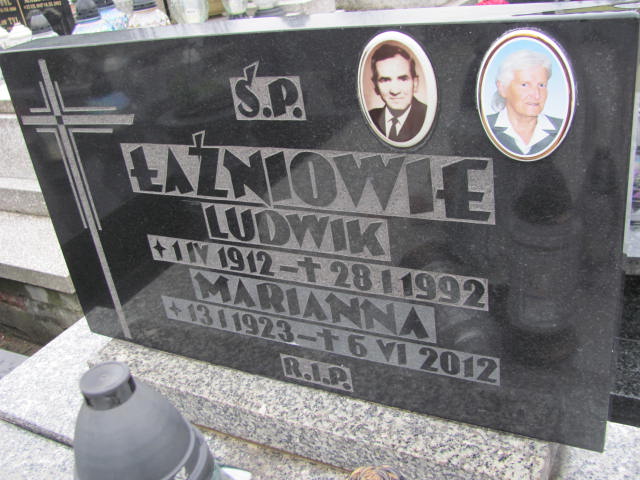 Ludwik Łaźnia 1912 Jaworzno - Grobonet - Wyszukiwarka osób pochowanych