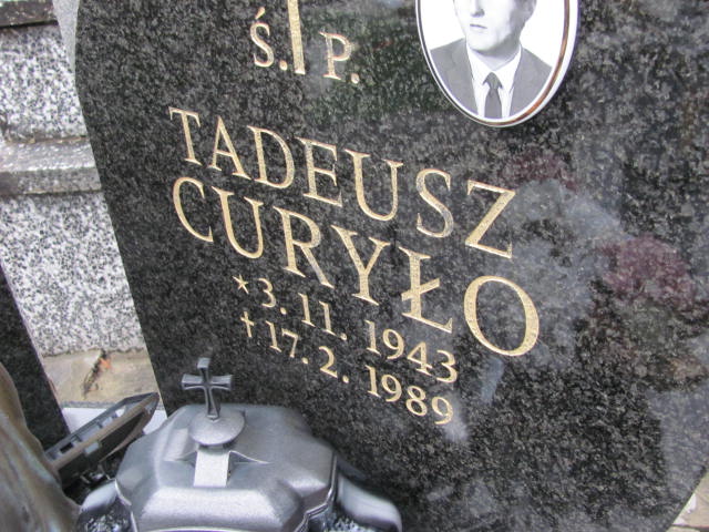 Tadeusz Curyło 1943 Jaworzno - Grobonet - Wyszukiwarka osób pochowanych