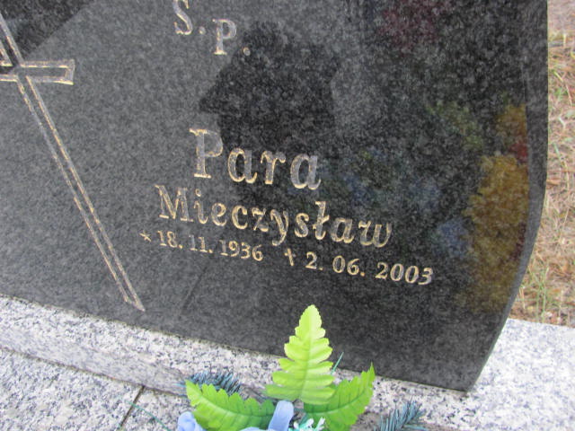 Mieczysław Para 1936 Jaworzno - Grobonet - Wyszukiwarka osób pochowanych