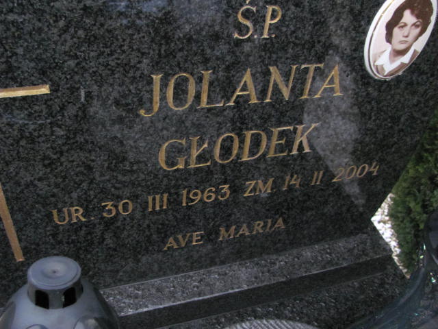 Jolanta Głodek 1963 Jaworzno - Grobonet - Wyszukiwarka osób pochowanych