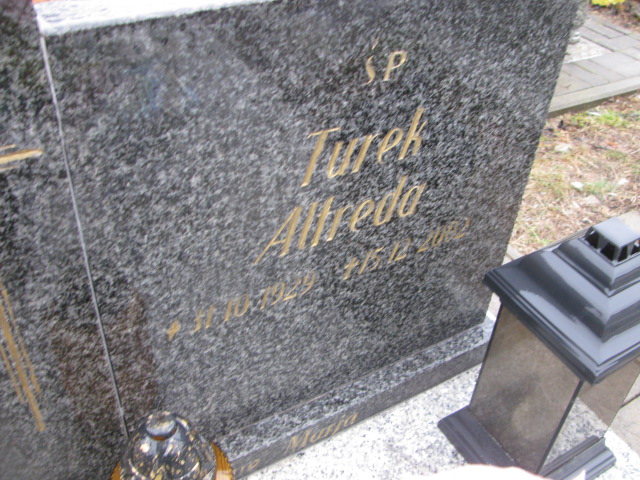 Alfreda Turek 1929 Jaworzno - Grobonet - Wyszukiwarka osób pochowanych