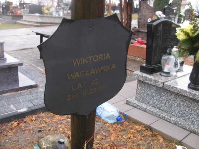Wiktoria Wacławska 1921 Jaworzno - Grobonet - Wyszukiwarka osób pochowanych