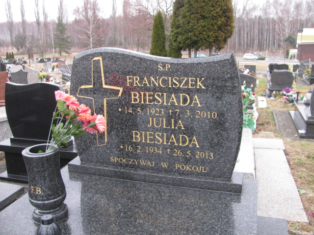 Julia Biesiada 1934 Jaworzno - Grobonet - Wyszukiwarka osób pochowanych