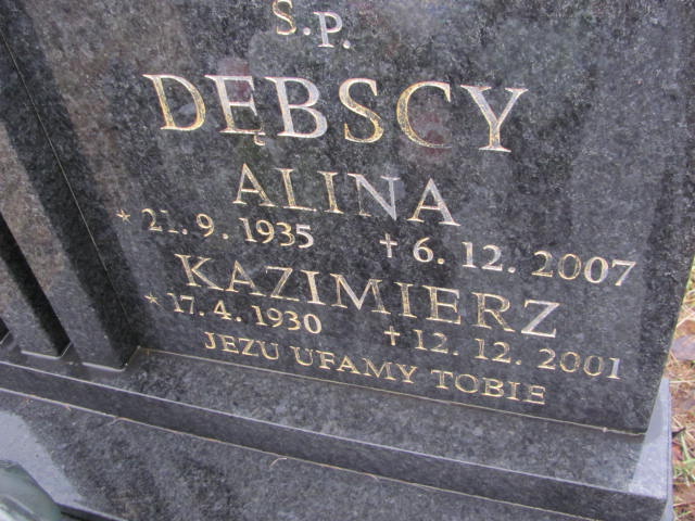 Kazimierz Dębski 1930 Jaworzno - Grobonet - Wyszukiwarka osób pochowanych