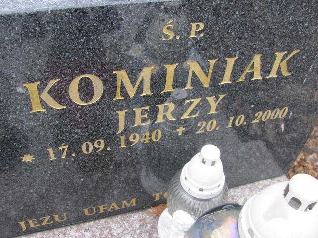 Jerzy Kominiak 1940 Jaworzno - Grobonet - Wyszukiwarka osób pochowanych