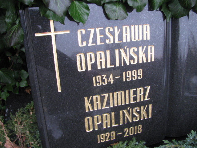 Czesława Opalińska 1934 Jaworzno - Grobonet - Wyszukiwarka osób pochowanych