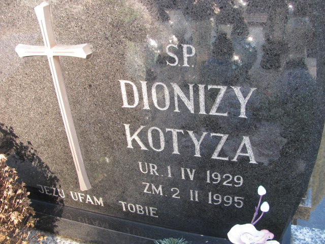 Dionizy Kotyza 1929 Jaworzno - Grobonet - Wyszukiwarka osób pochowanych
