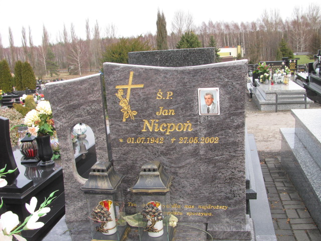 Jan Andrzej NICPOŃ 1942 Jaworzno - Grobonet - Wyszukiwarka osób pochowanych