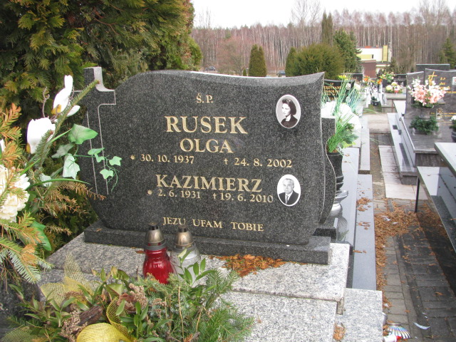 Olga RUSEK 1937 Jaworzno - Grobonet - Wyszukiwarka osób pochowanych