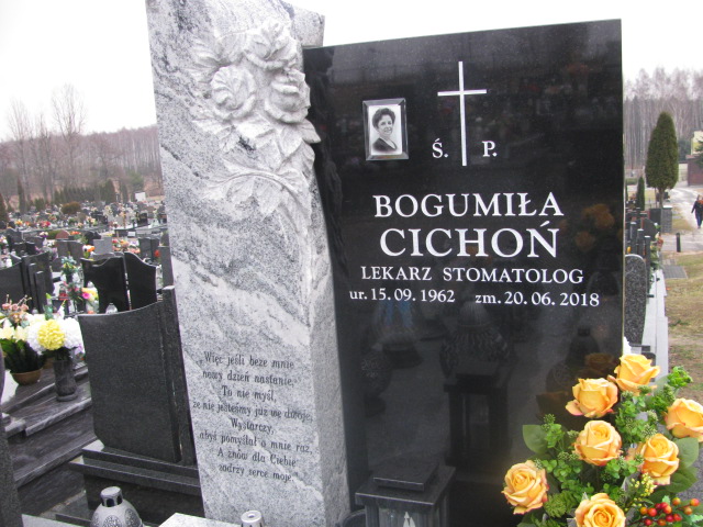 Bogumiła Cichoń 1962 Jaworzno - Grobonet - Wyszukiwarka osób pochowanych