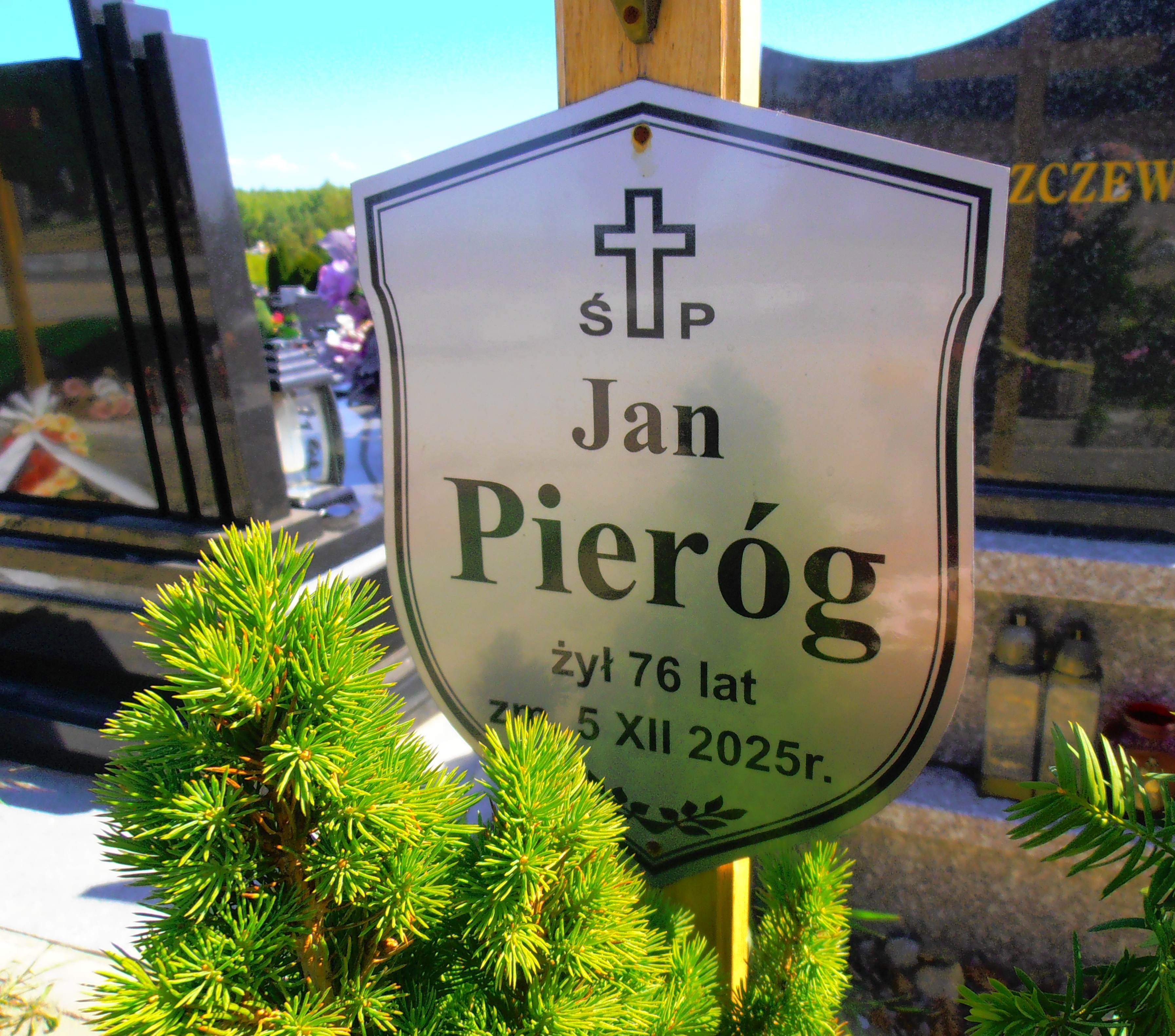 Grób Jan Pieróg