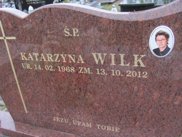 Katarzyna Wilk 1968 Jaworzno - Grobonet - Wyszukiwarka osób pochowanych