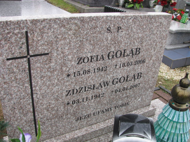 Zdzisław Gołąb 1942 Jaworzno - Grobonet - Wyszukiwarka osób pochowanych