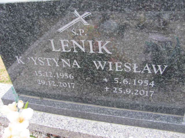 Krystyna Lenik 1956 Jaworzno - Grobonet - Wyszukiwarka osób pochowanych