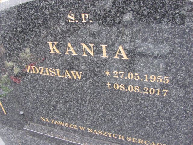 Zdzisław Kania 1955 Jaworzno - Grobonet - Wyszukiwarka osób pochowanych