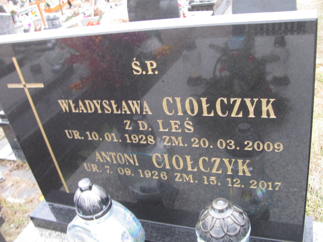 Antoni Ciołczyk 1926 Jaworzno - Grobonet - Wyszukiwarka osób pochowanych
