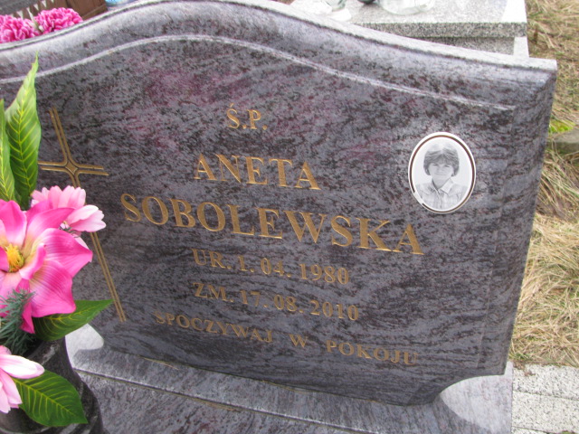 Aneta Sobolewska 1980 Jaworzno - Grobonet - Wyszukiwarka osób pochowanych
