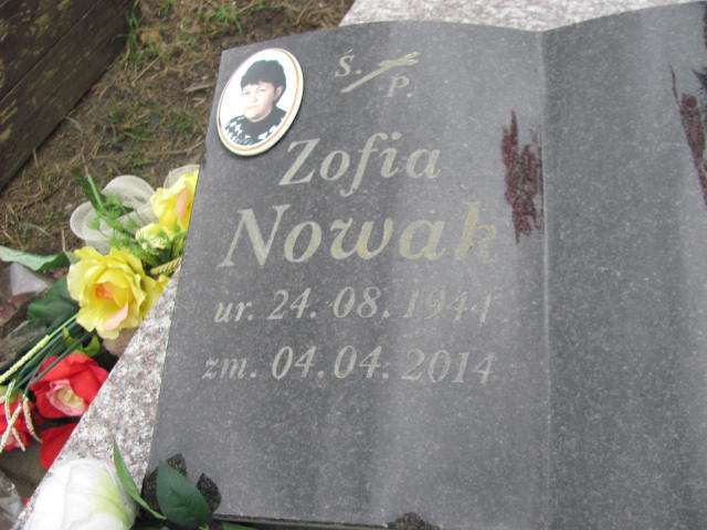 Zofia Nowak 1944 Jaworzno - Grobonet - Wyszukiwarka osób pochowanych
