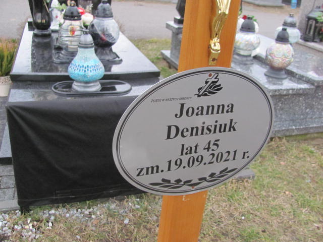 Joanna Denisiuk 1976 Jaworzno - Grobonet - Wyszukiwarka osób pochowanych