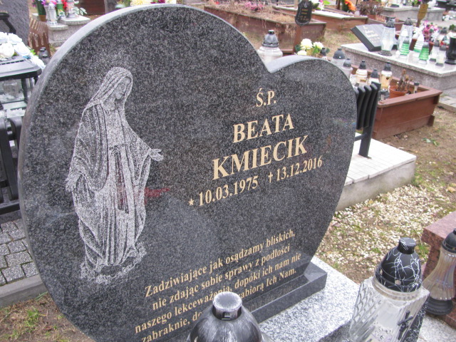 Beata Kmiecik 1975 Jaworzno - Grobonet - Wyszukiwarka osób pochowanych